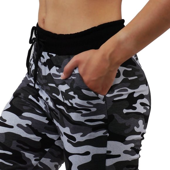 Camouflage Jogger Sweatpants with Pockets 504 - Picture 4 of 4
